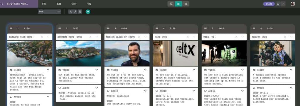 AV Script Template