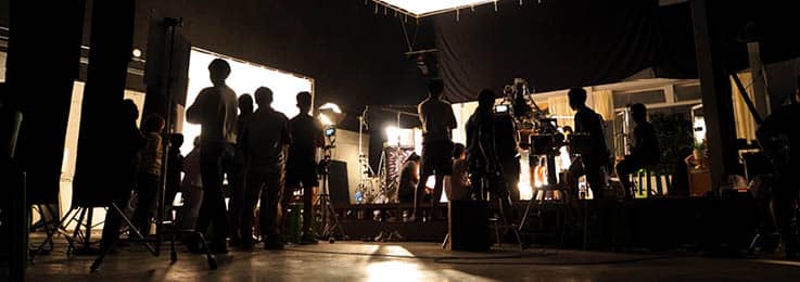 director or producer on set