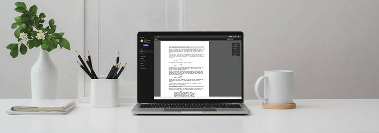 Celtx script writing software