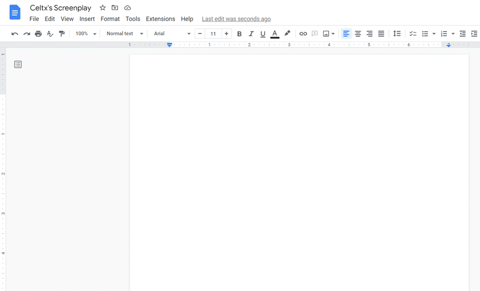 how to write a script in google docs example 4