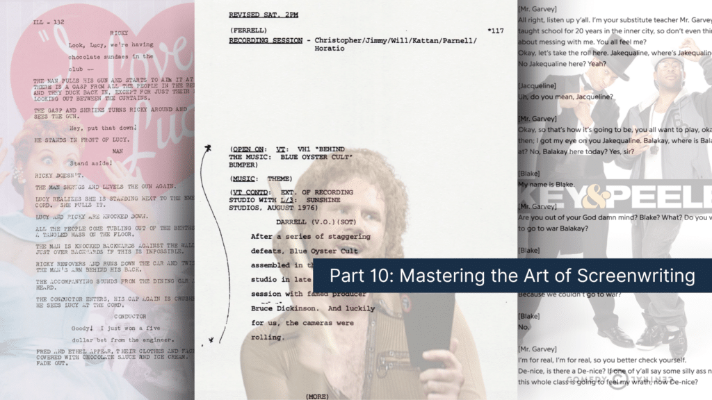 Scripts from 'I Love Lucy,' 'SNL,' and 'Key & Peele' showcase how to write a skit, from classic sitcoms to modern comedy. Learn skit formatting, timing, and punchlines with Celtx — no download needed.