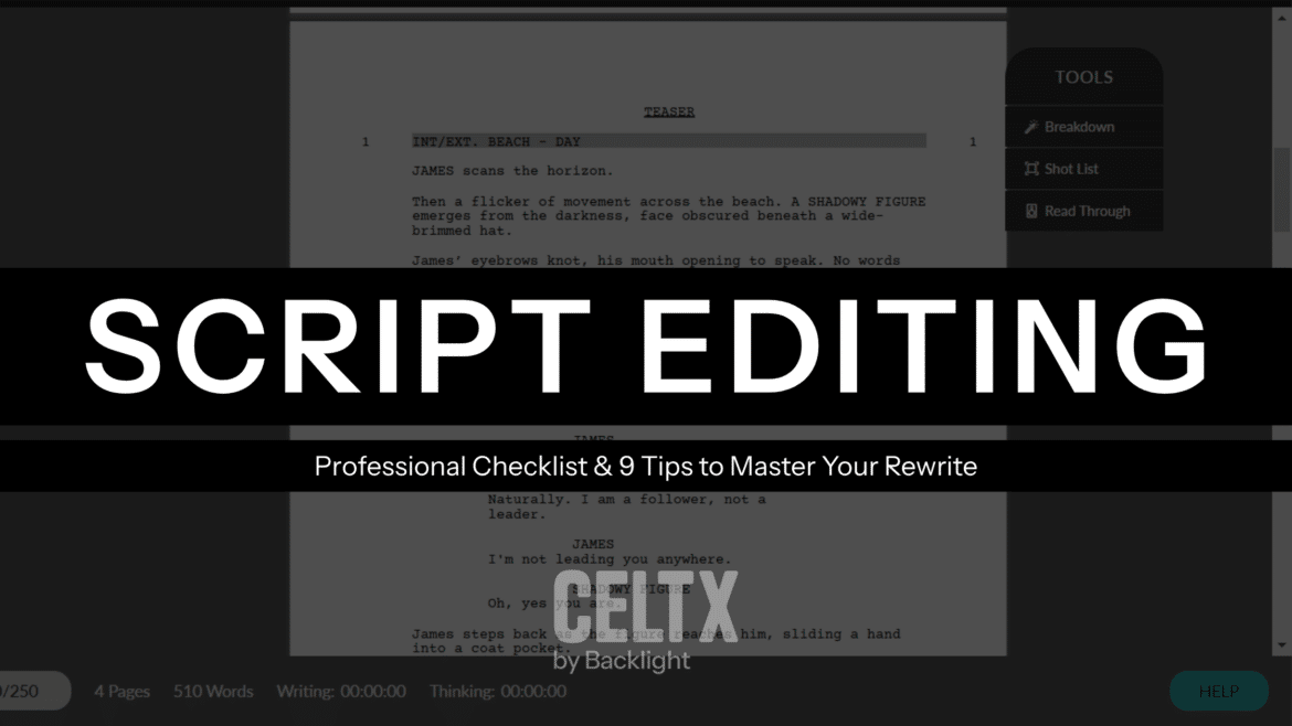 Script Editing Guide: Professional Checklist & 9 Tips to Master Your ...