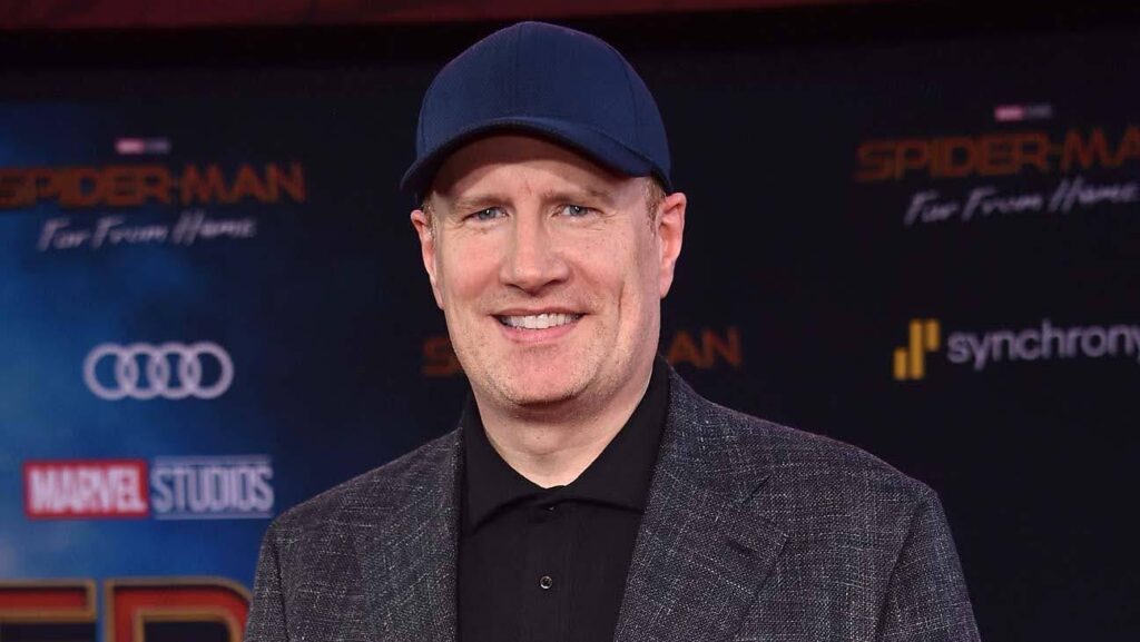 Executive Producer Kevin Feige on the red carpet for Spiderman Far From Home.