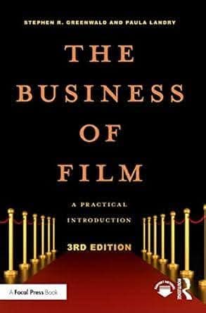 the cover of the book "The Business of Film" which will help you learn how to become an executive producer in film.