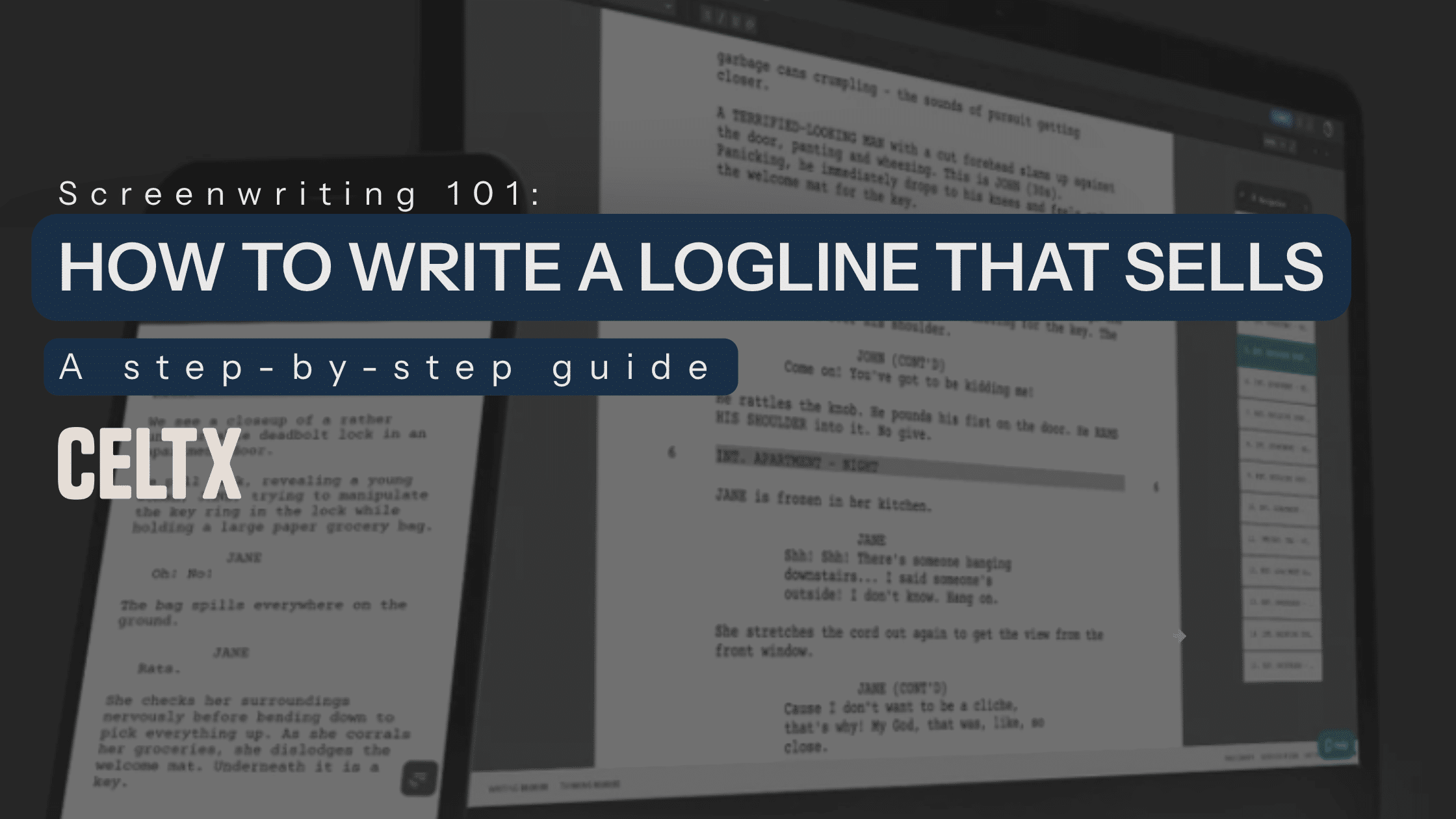 screenwriting 101: how to write a logline that sells. Celtx logo