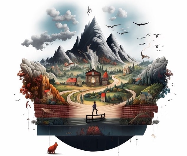 An image illustrating the concept of what is a story beat with a visual representation of a beat in a story structure