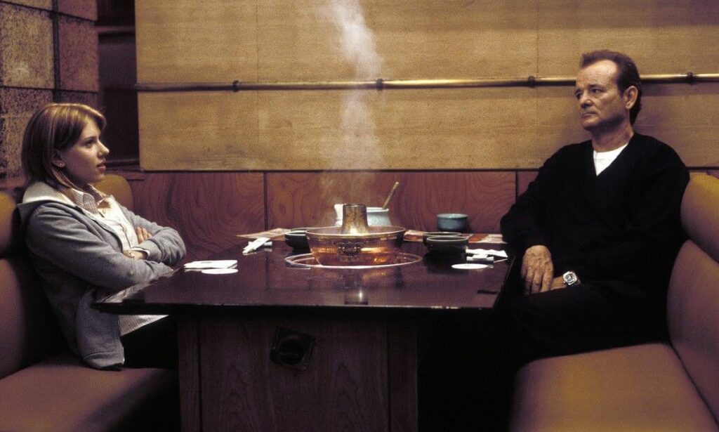 A still from the film Lost in Translation
