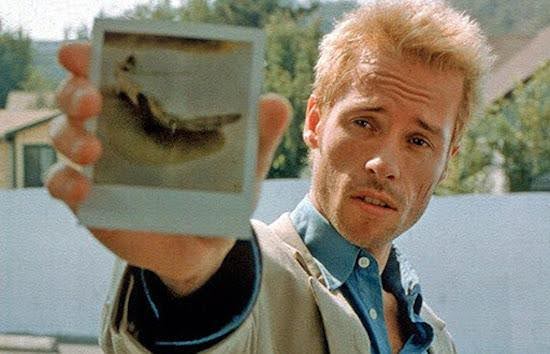 A still from the film Memento