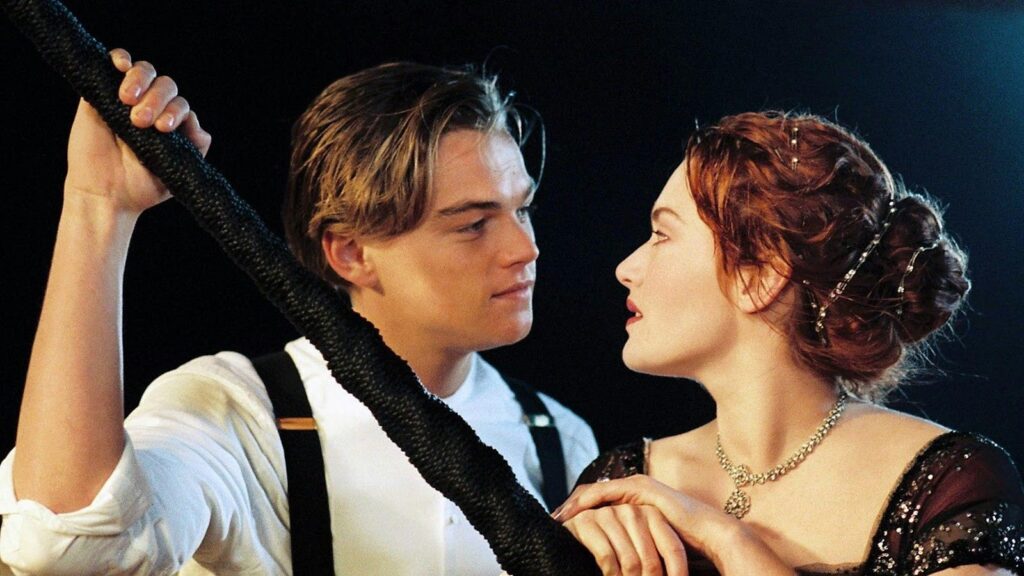 Jack and Rose in Titanic