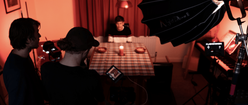 Behind the scenes of an indie film