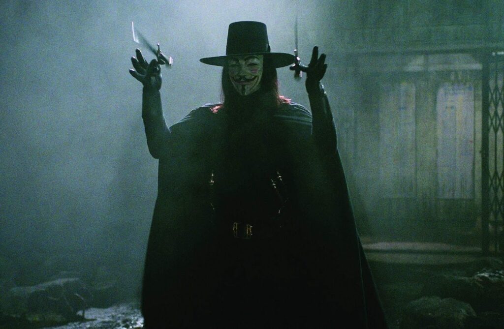 V in V for Vendetta: character vs. society