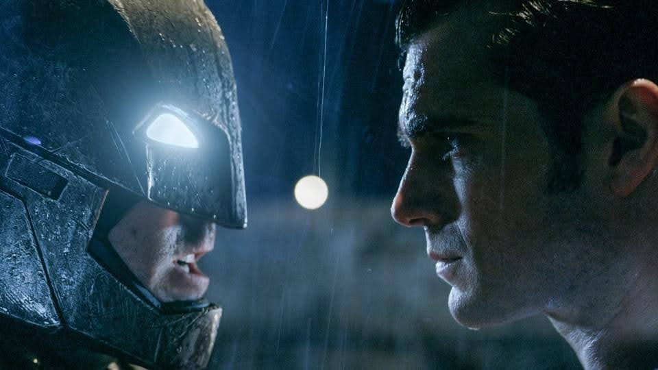 Batman and Superman face off... and it didn't really work, because Superman was too flat.