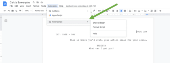 How to Write a Script on Google Docs (Step-by-Step Guide) - Celtx Blog