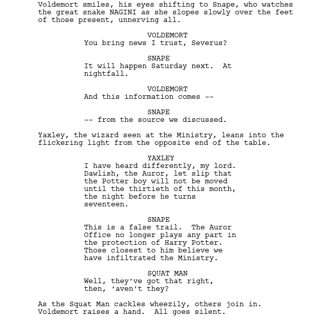 example of third person POV in a screenplay