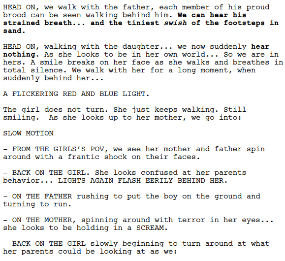 horror script example