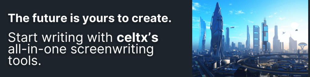 celtx script writing software