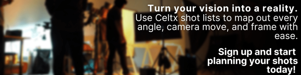 celtx screenwriting software