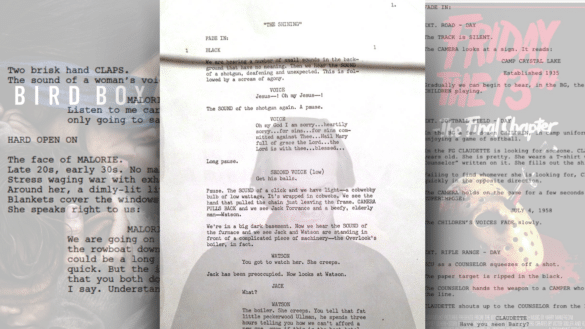 how to write a horror script