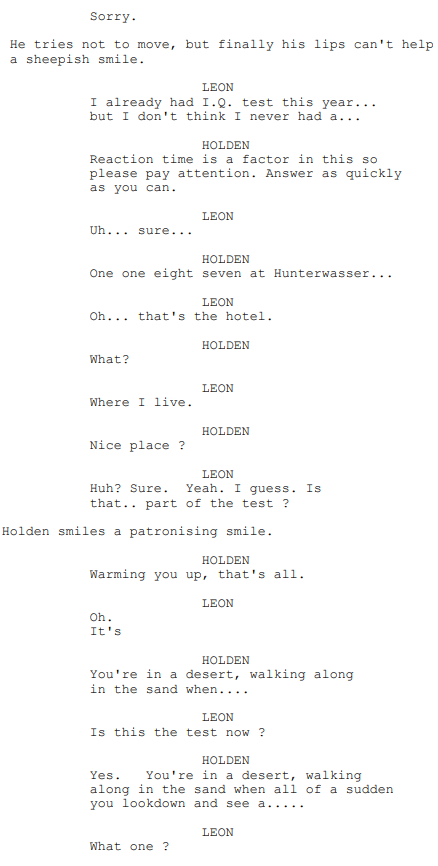 science fiction script example