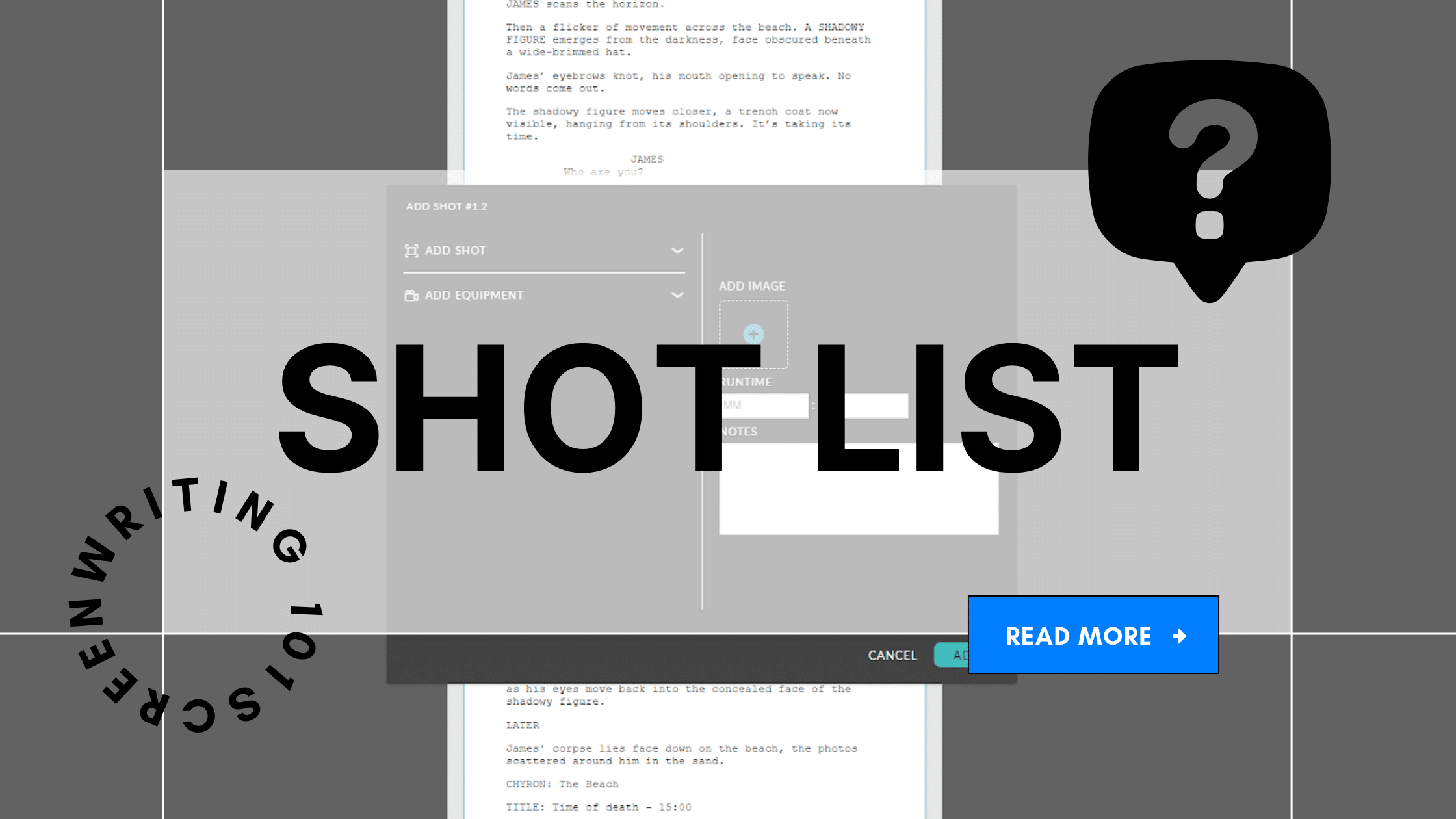 what is a shot list