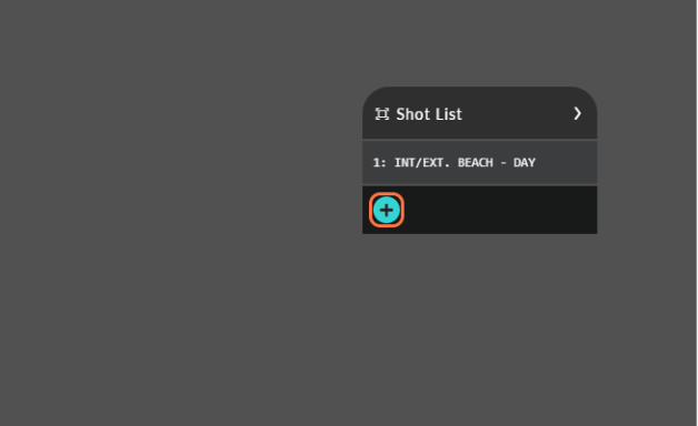creating a shot list in celtx