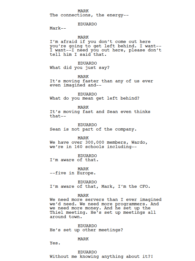 drama script example