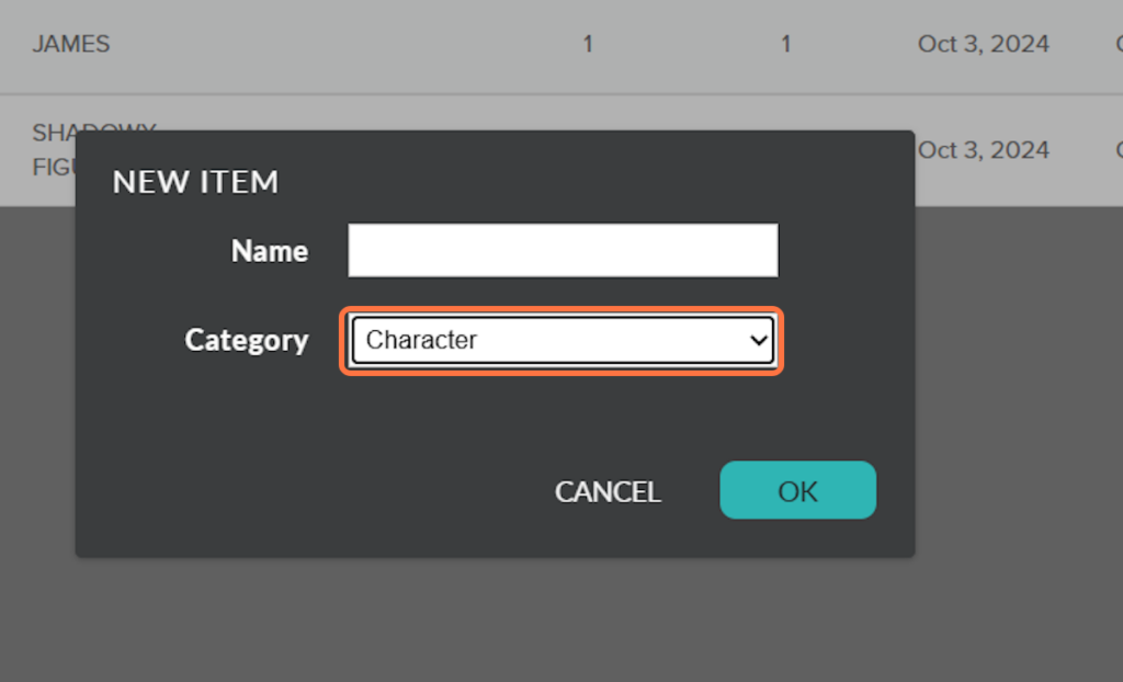 character profile