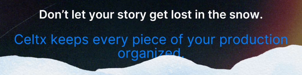 Celtx screenwriting software free