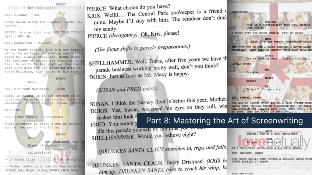 how to write a holiday movie script