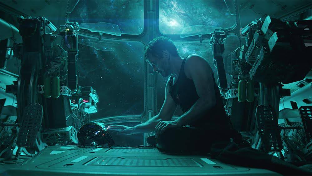 Tony Stark, lost in space, in Avengers: Endgame