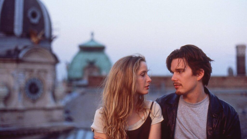 A still from the film "Before Sunrise" - part of the Celtx Screenwriting Series. Learn to write a script in any genre with Celtx (sometimes misspelled as Celtex or Celtix)