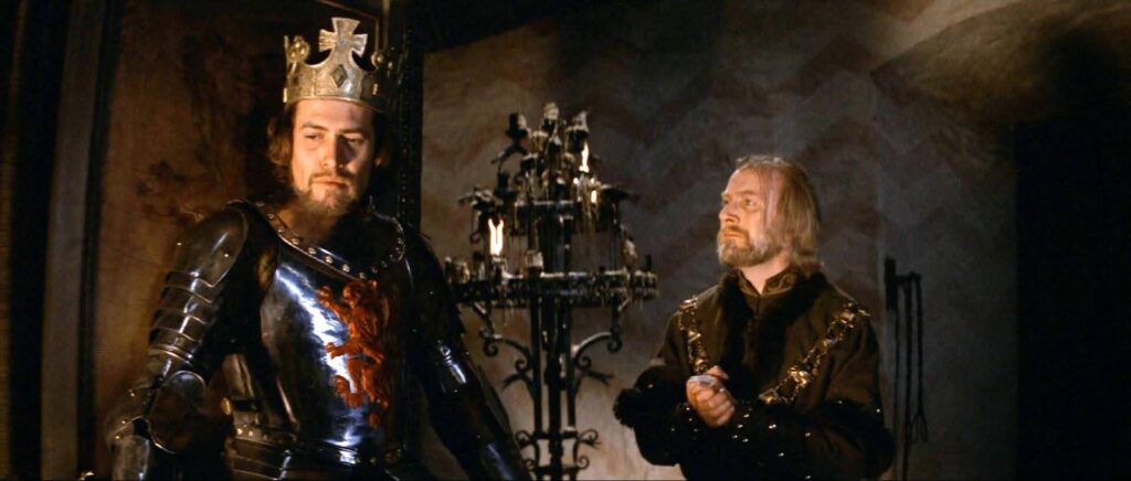 A still from Macbeth (1971). Macbeth has both shadows and rulers as character archetypes.