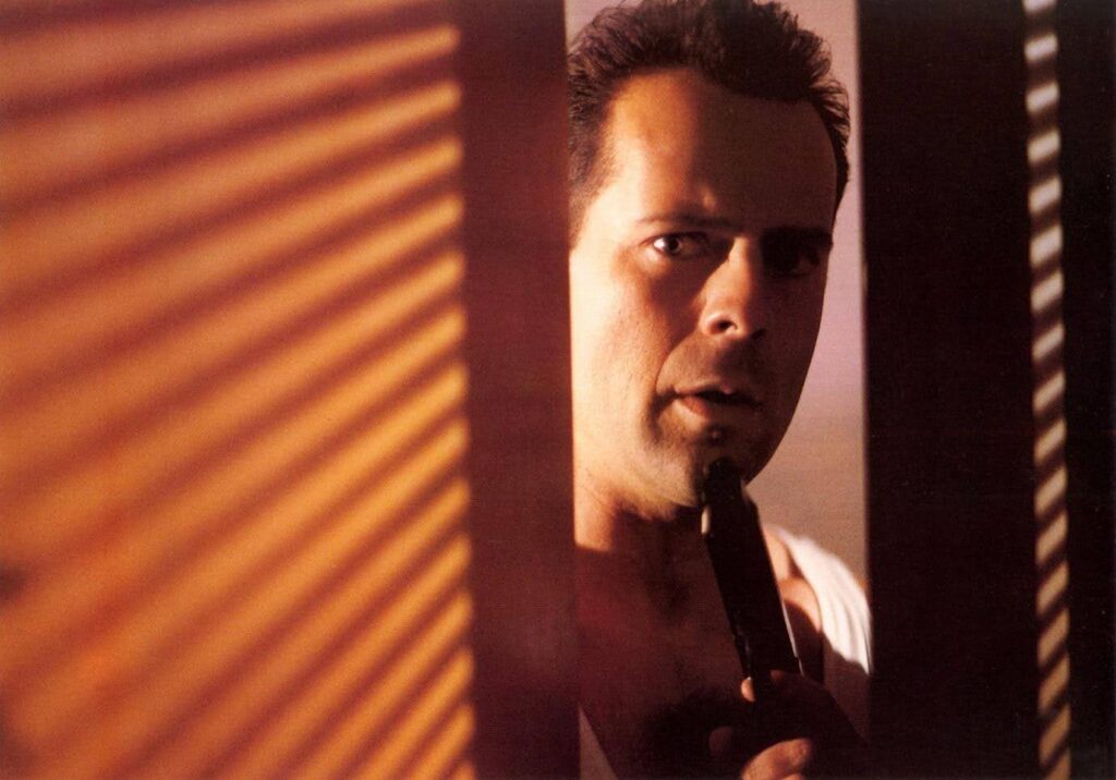 John McClain in Die Hard - an example of the everyman archetype