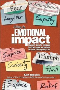 The cover of Writing for Emotional Impact by Karl Iglesias