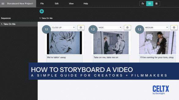 how to storyboard a video