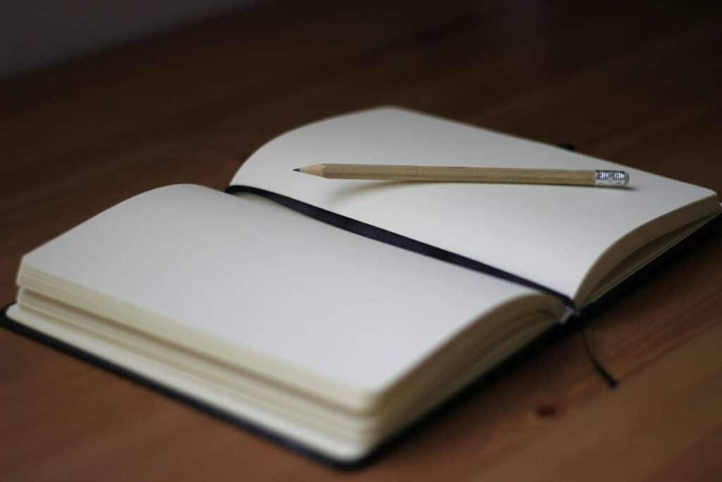 an empty journal