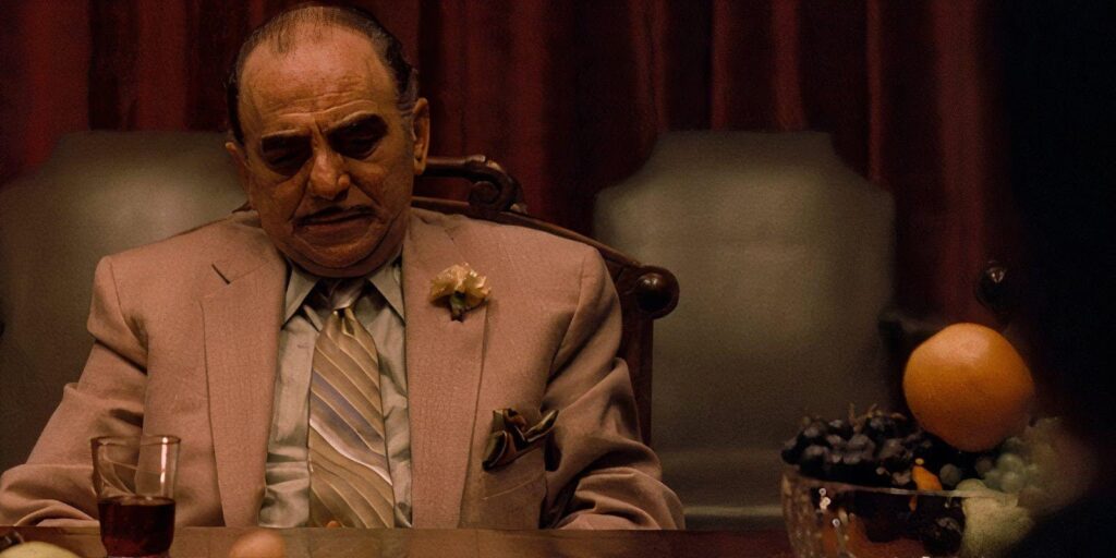 example of foreshadowing in film: The Godfather