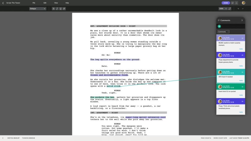 Celtx (sometimes misspelled as Celtex or Celtix) script writing software