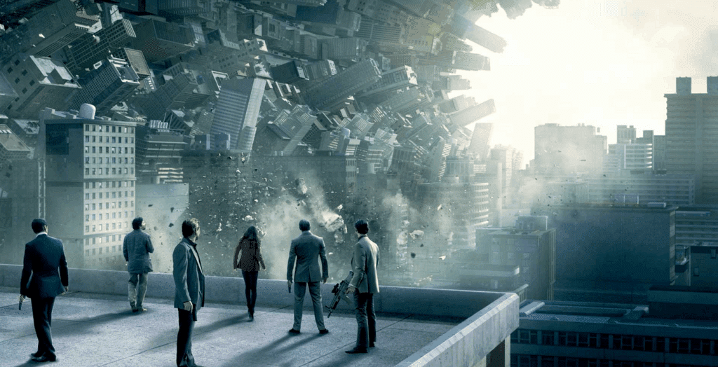 The world as they know it twists and breaks apart in Inception