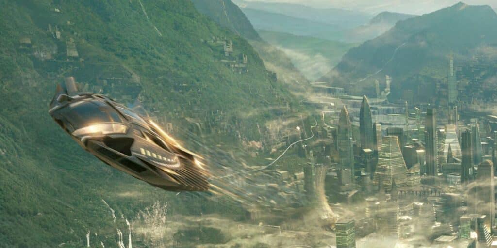 the world of Wakanda in Disney/Marvel's Black Panther