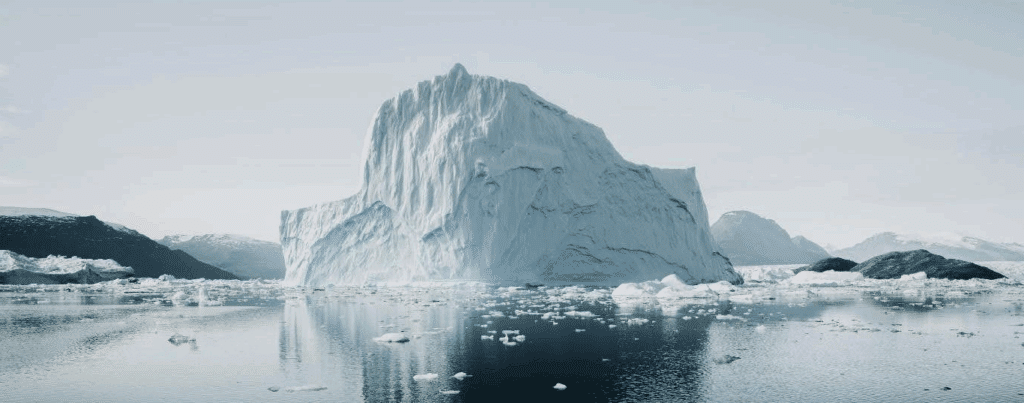a giant iceberg!