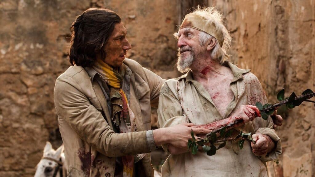 Adam Driver in the film The Man Who Killed Don Quixote