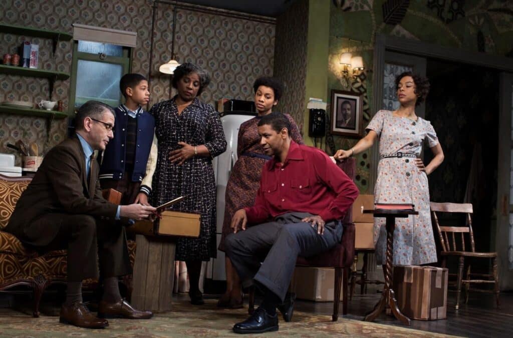 actors in a performance of the play A Raisin in the Sun