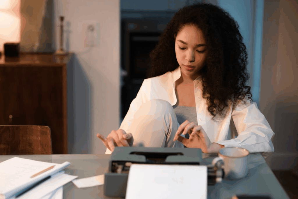 free screenwriting software

a woman sits at a typewriter