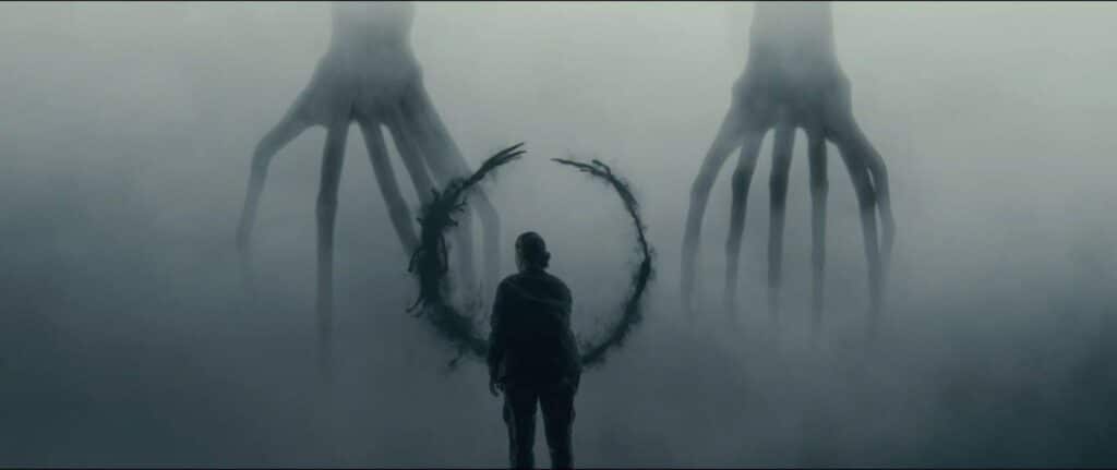 Alien language forms in Arrival
