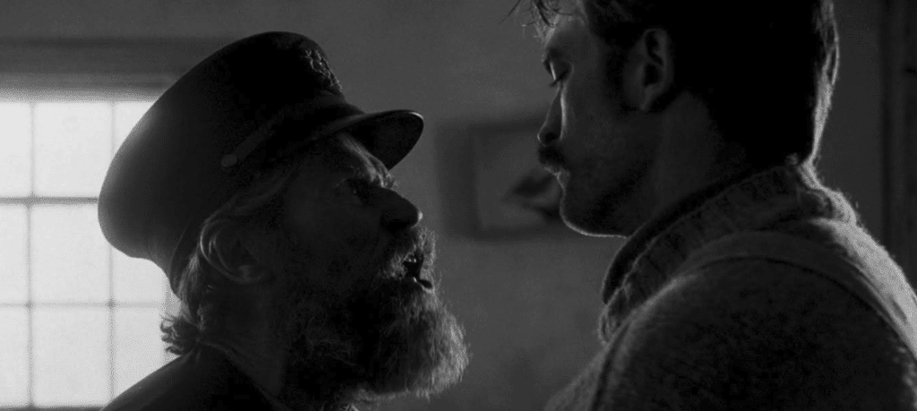Willem Dafoe & Robert Pattinson in The Lighthouse