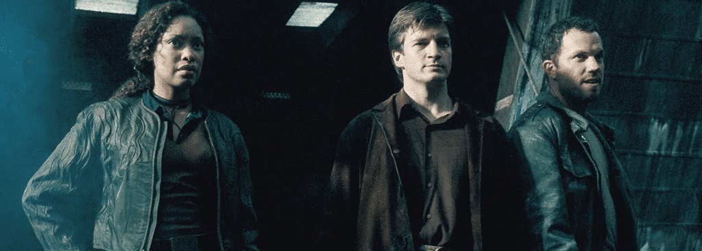 A still of the cast of Firefly