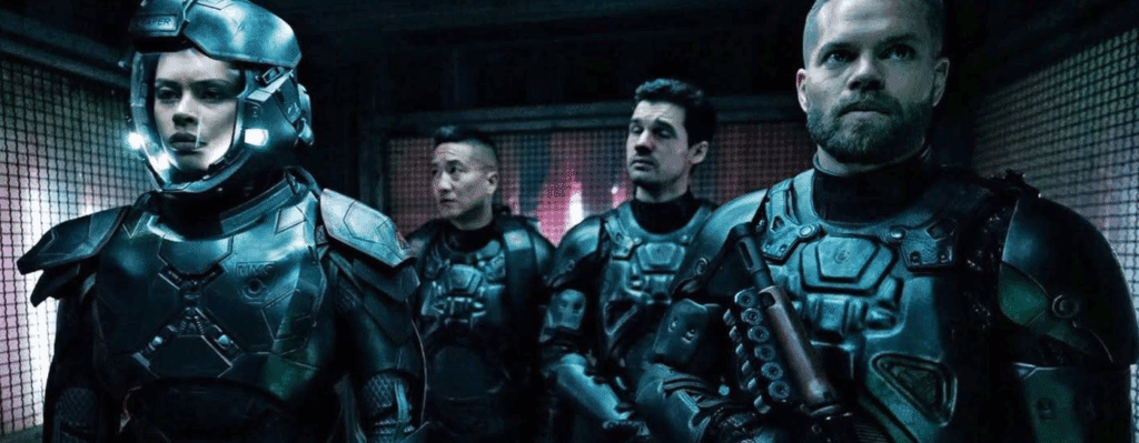 A still from the space opera series: The Expanse