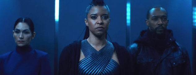 Example of the Cyberpunk sub-genre: a still from the series Altered Carbon