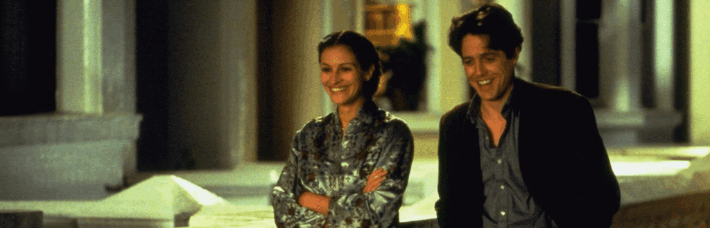 Julia Roberts and Hugh Grant in Notting Hill